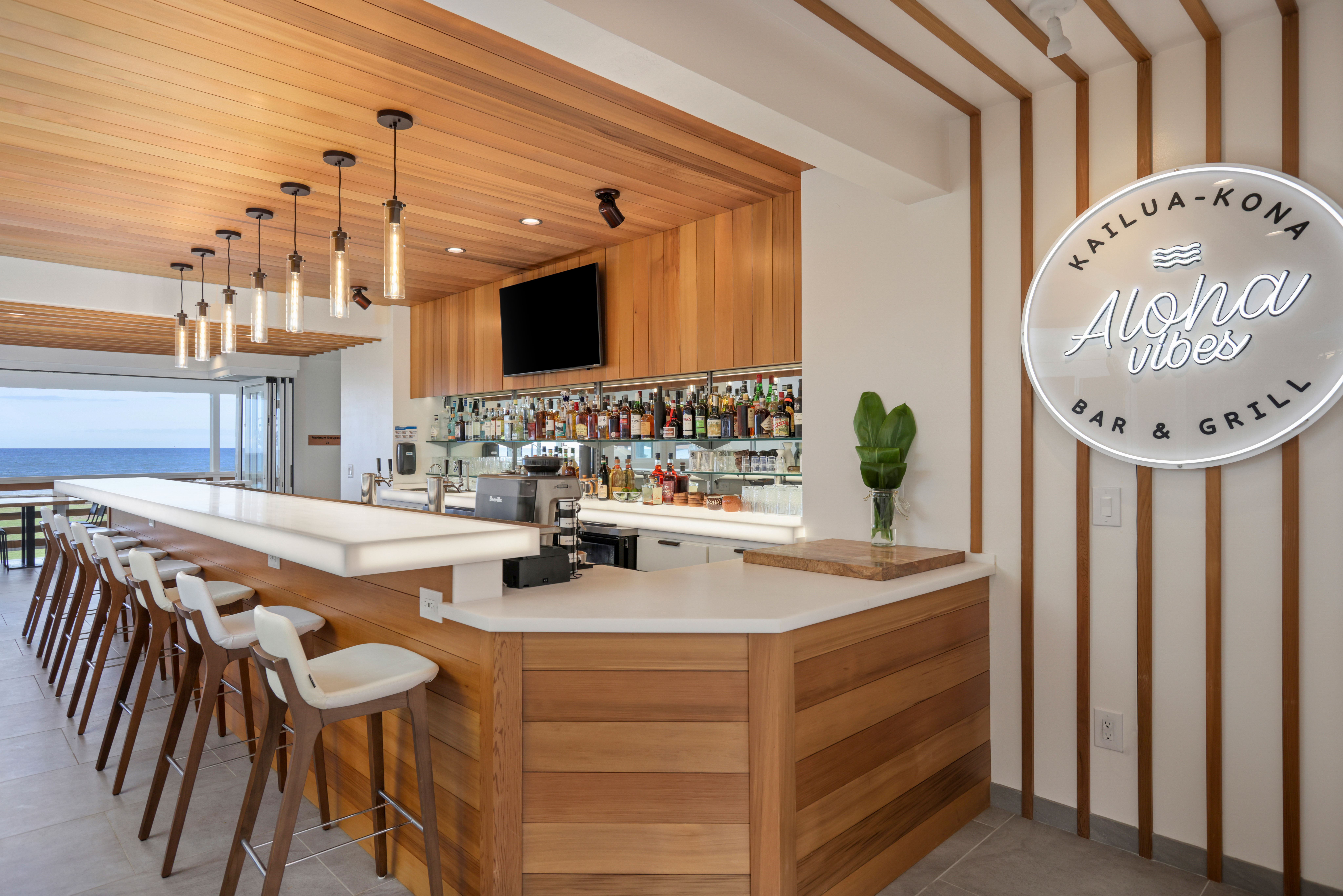 Bringing a Coastal Bar & Grill to Life with LX Hausys HIMACS