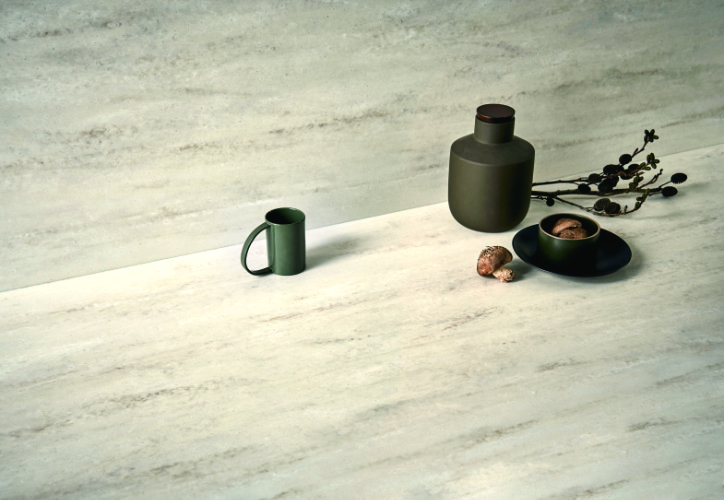 Aurora Linen Cream, HIMACS - Solid Surface Countertops | LX Hausys US
