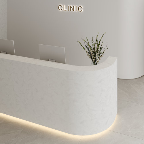 Aurora Dune Concrete, HIMACS - Solid Surface Countertops | LX