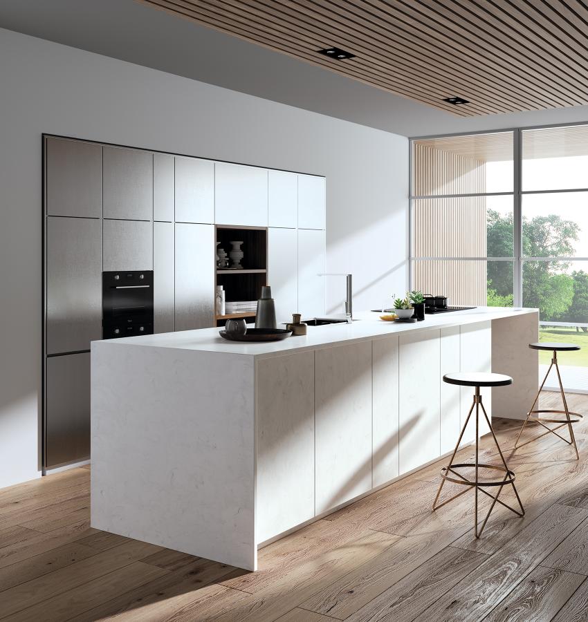 Aurora Bianco, HIMACS - Solid Surface Countertops | LX Hausys US