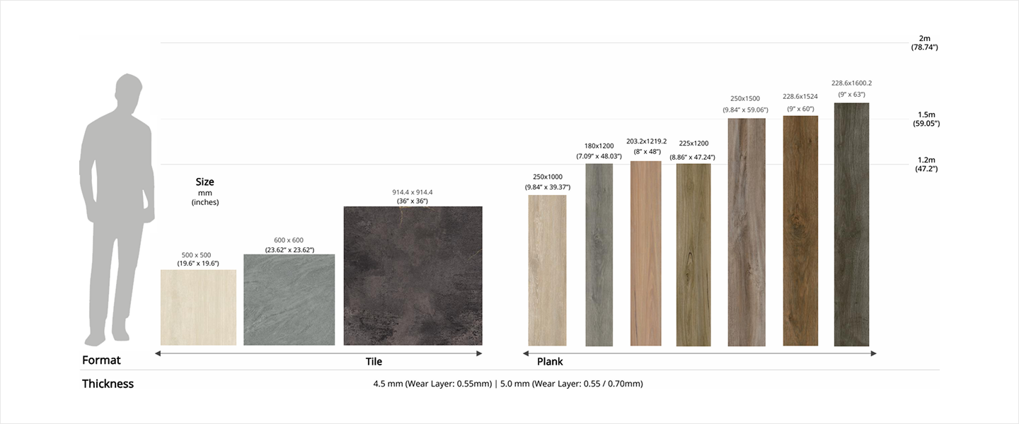 Looselay Tile Flooring, HFLOR | LX Hausys US