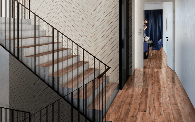 TOFFEENUT SAND, HFLOR - SPC Tile Flooring | LX Hausys US