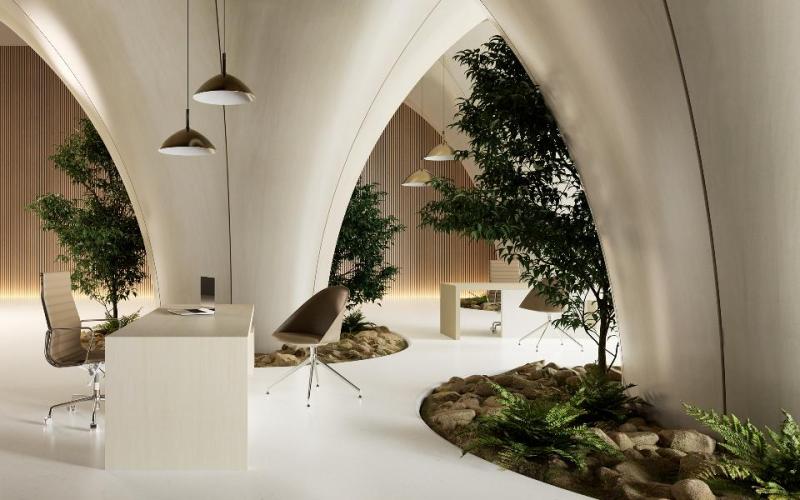 Cream Oak, HIMACS - Solid Surface Countertops | LX Hausys Canada